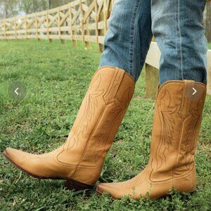 Tecovas Leather Cowboy Boots 9/10